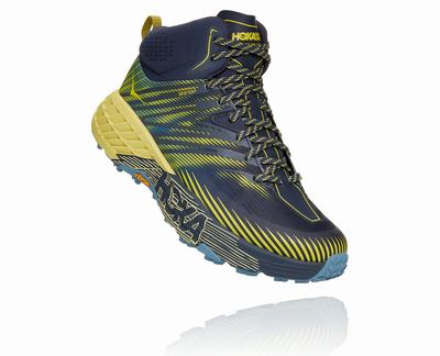 Hoka One One Speedgoat Mid GORE-TEX 2 Férfi Terepfutó Cipő - Kék [H8962-674]